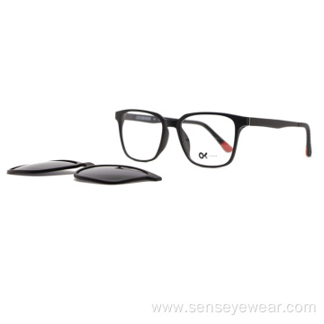 Ultem Frame Clip On Glasses Polarized Sunglasses